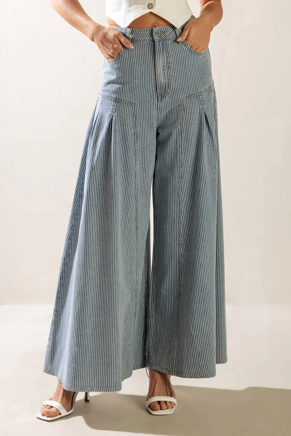 Rooftop Romance Denim Pants - Image 6