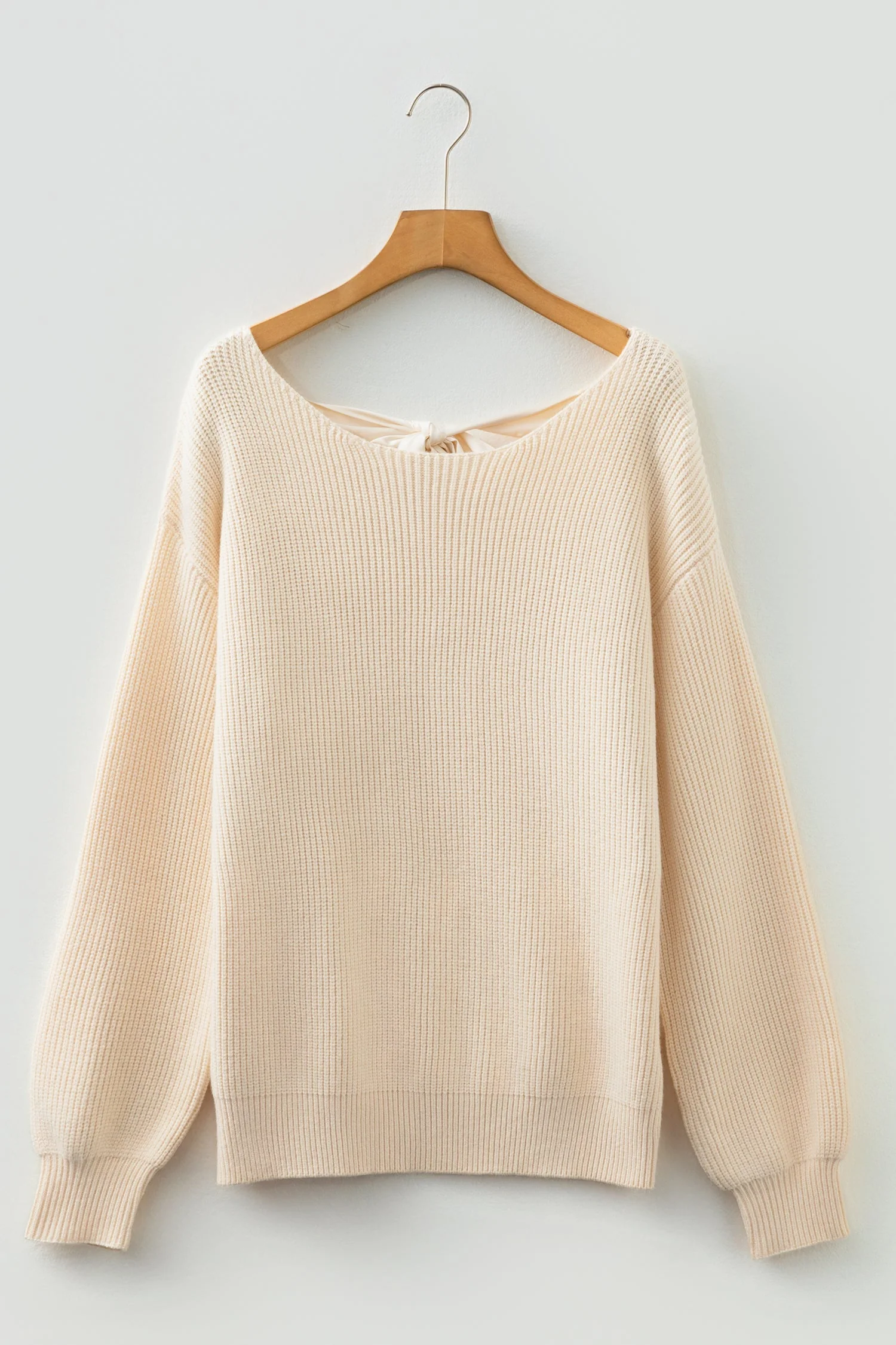 Threaded Pear Rosalina Backless Drop Shoulder Sweater - Image 7