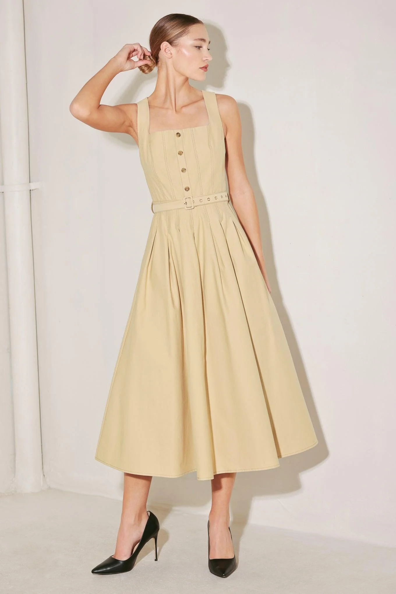 Sahara Grace Woven Midi Dress - Image 3