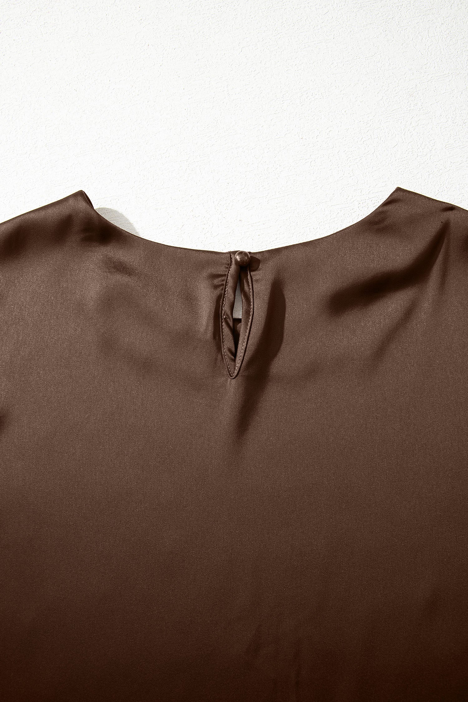 Threaded Pear Saige Short Sleeve Satin Top - Image 9
