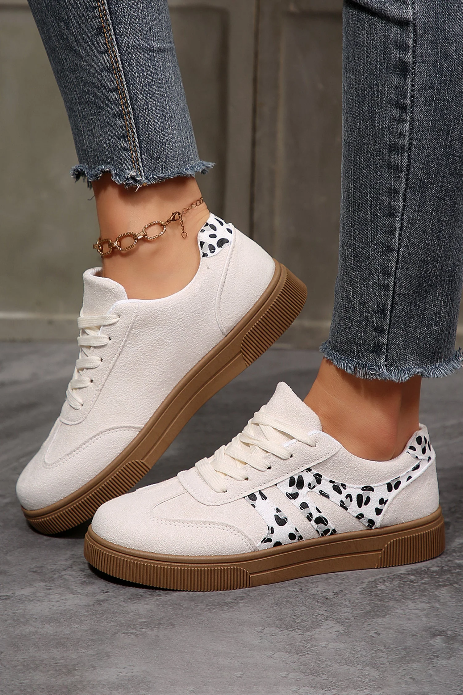 Threaded Pear Samantha Lace Up Casual Shoes - Image 4