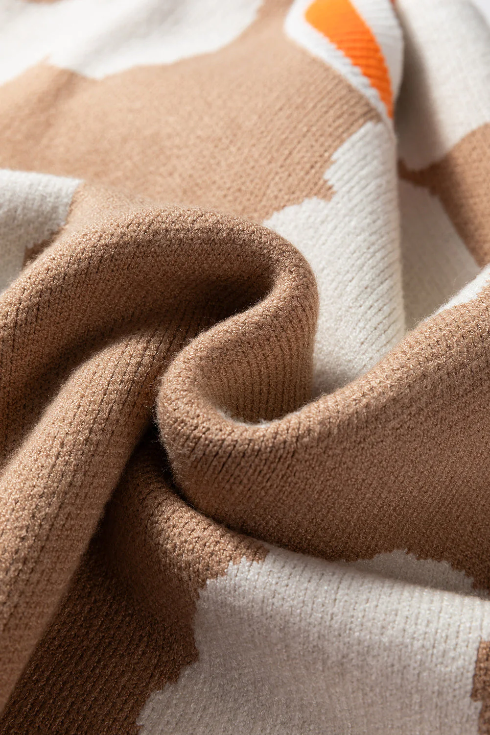 Threaded Pear Scarlett Contrast Striped Baggy Sweater - Image 6