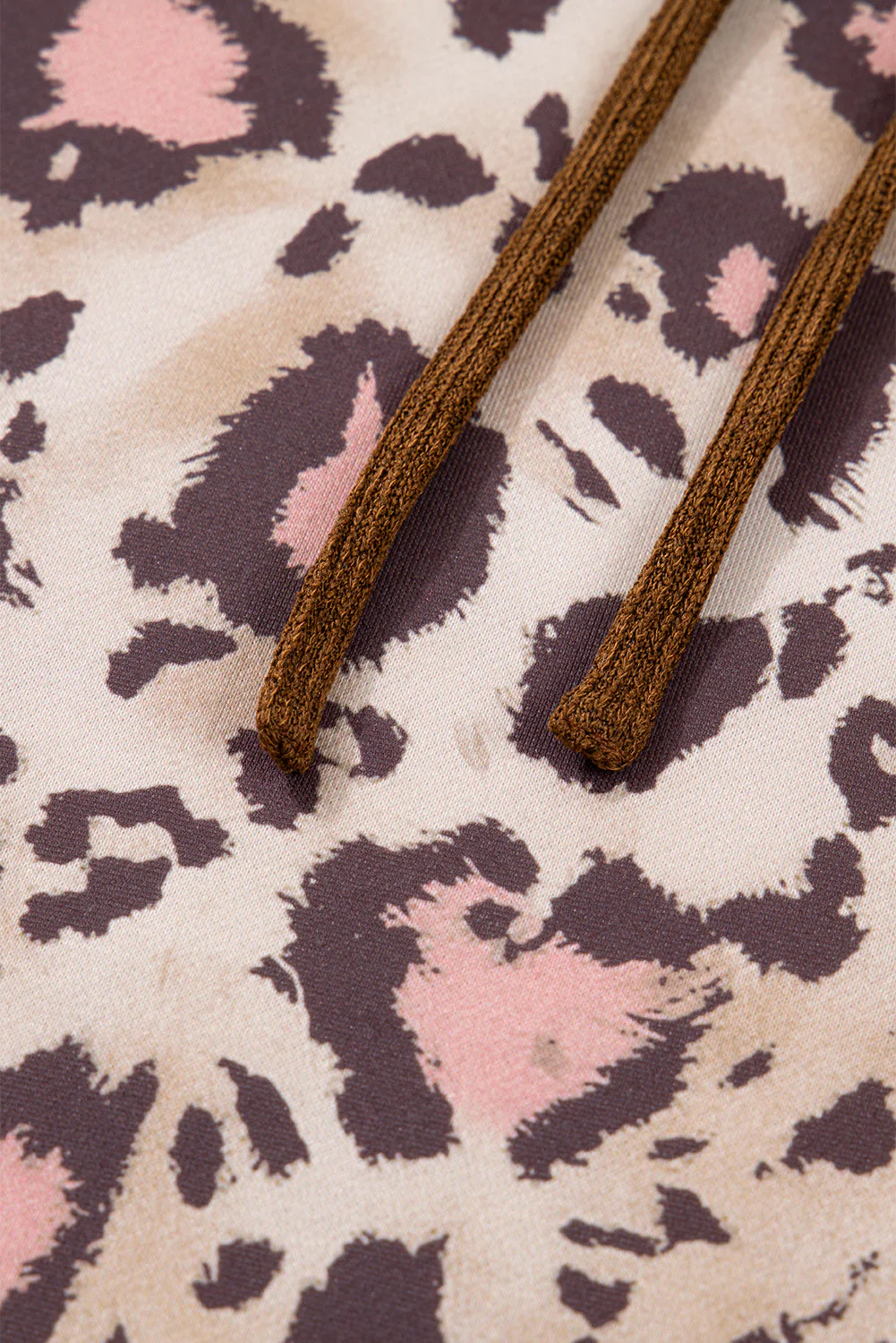 Threaded Pear Scarlett Print Knit Patchwork Hoodie - Image 12