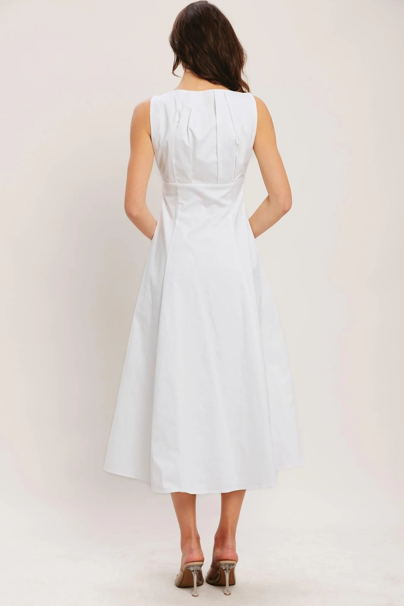 Seaside Brunch Woven Midi Dress - Image 2