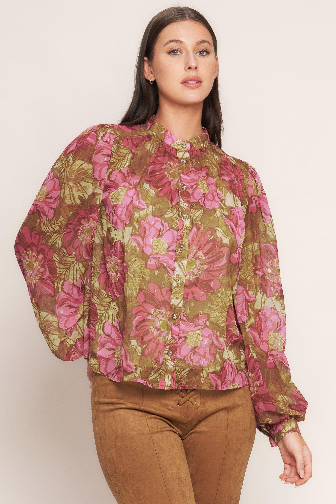 Secret Petals Woven Top - Image 5