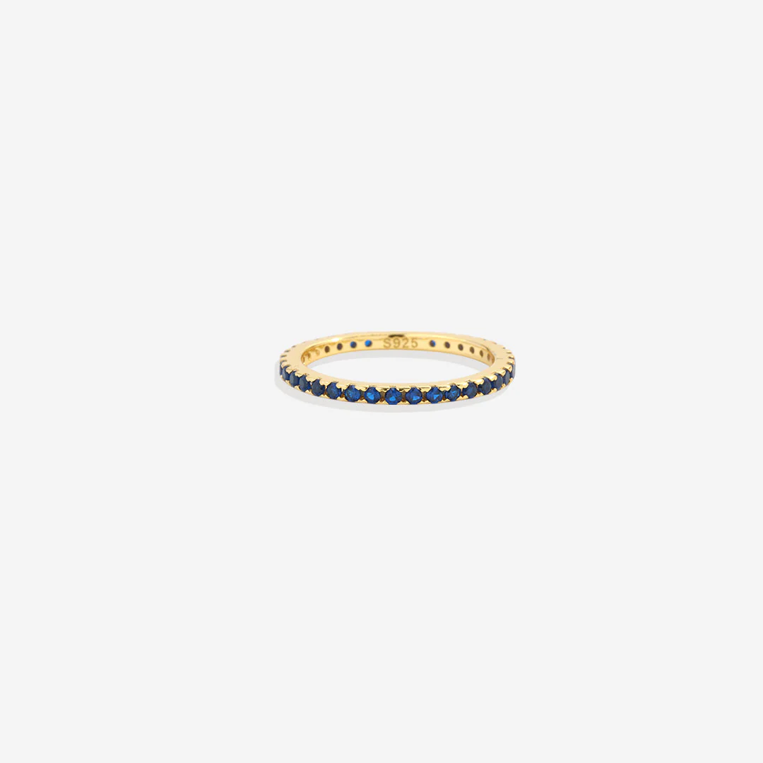 Mint & Lily September Birthstone Eternity Stacking Ring - Image 20
