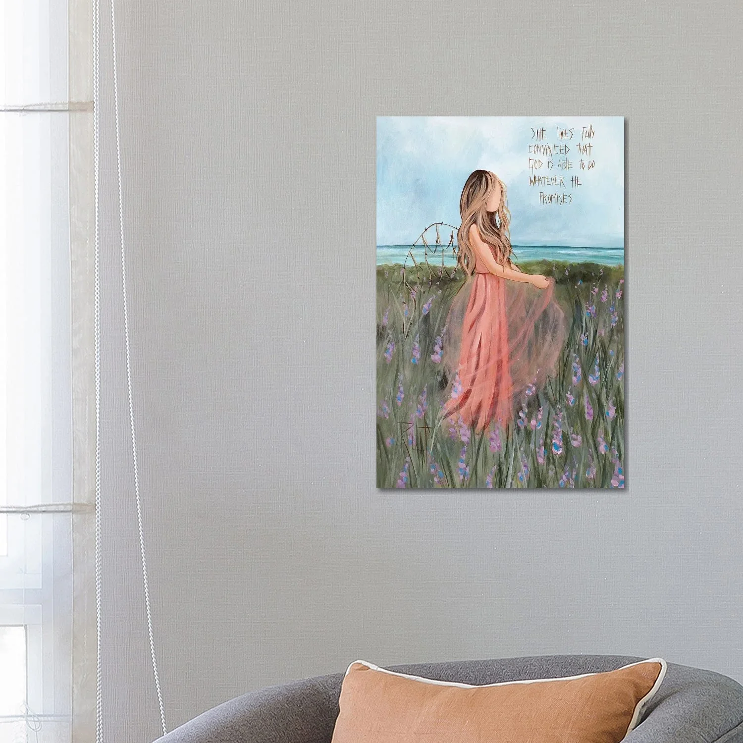 She Lives Fully by Ruth's Angels - Canvas Gallery Wrap - Image 2
