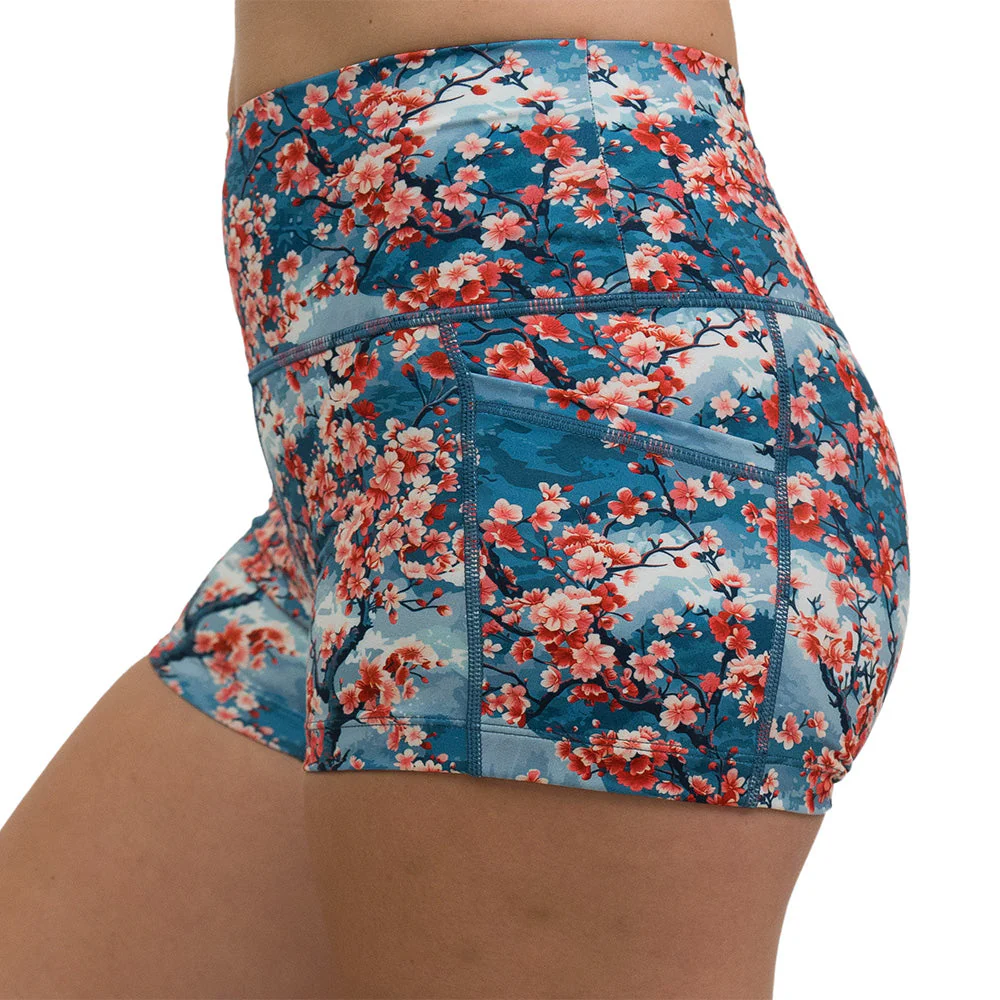 Constantly Varied Gear Shorts - Cherry Blossoms - Image 3