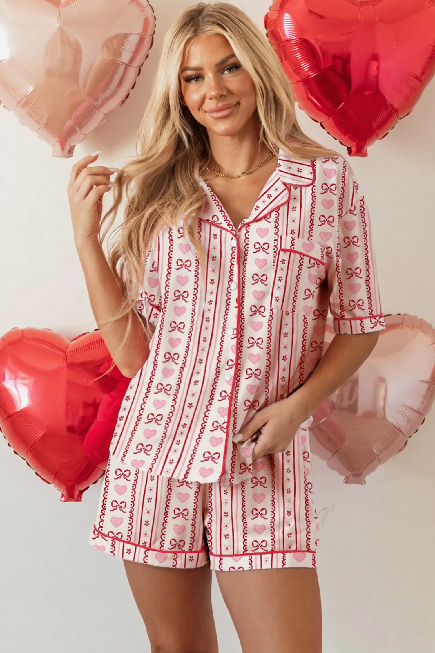 Threaded Pear Sienna Short 2pcs Pajama Set