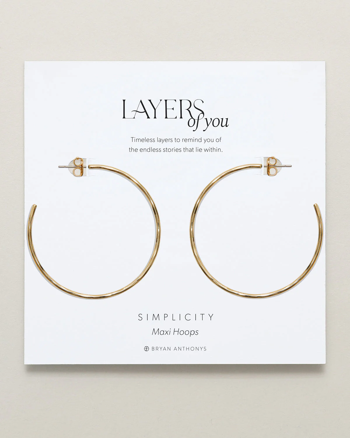 Simplicity Maxi Hoop Earrings
