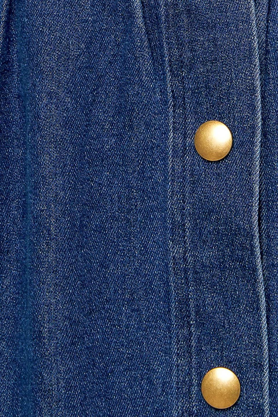 Simply the Vibe Denim Top and Skirt Set - Image 8