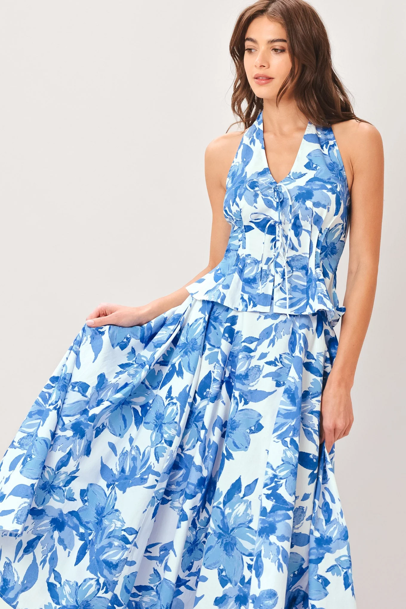 Sky Blossom Woven Top - Image 7