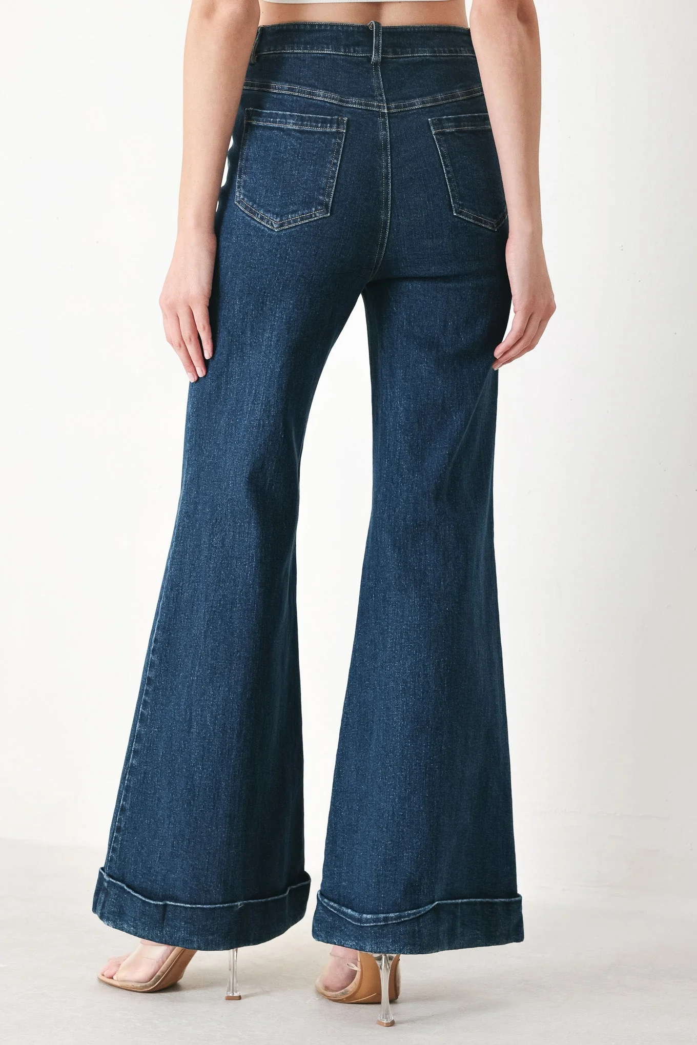 Skyline Flare Denim Pants - Image 6