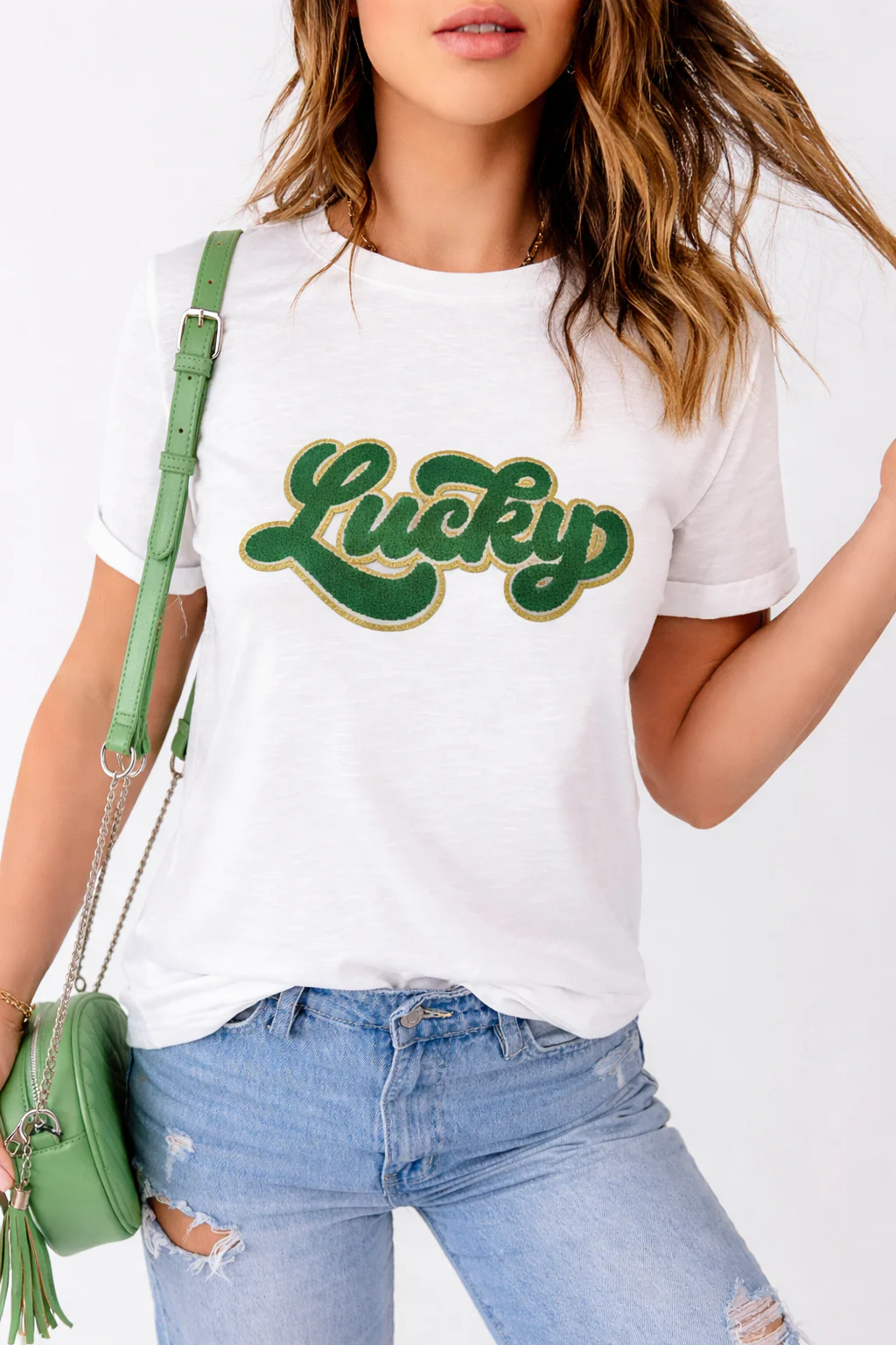 Threaded Pear Sloane Patched Graphic T Shirt - Image 2