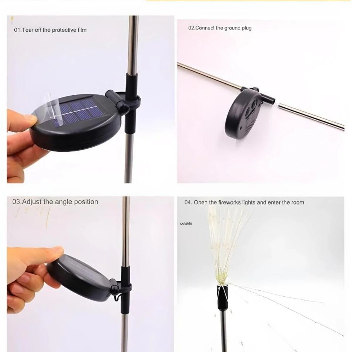 Solar Powered Firework String Lights - Image 16