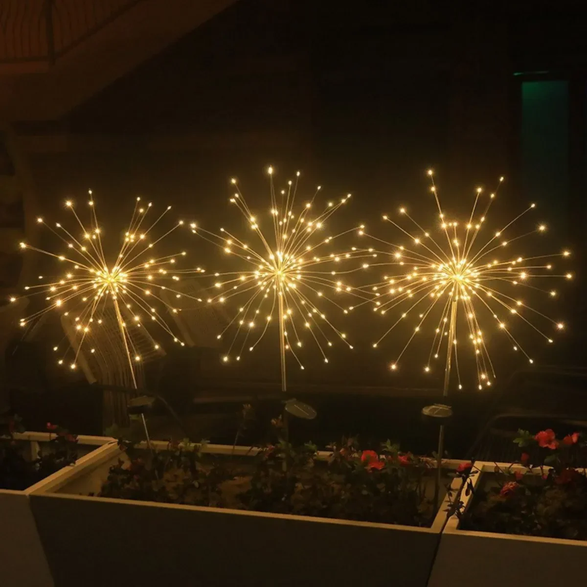 Solar Powered Firework String Lights - Image 3