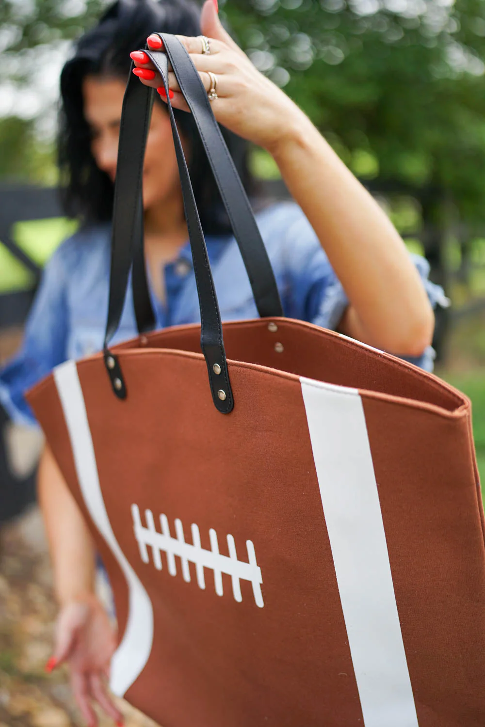 Threaded Pear Sport Canvas Tote - Image 3