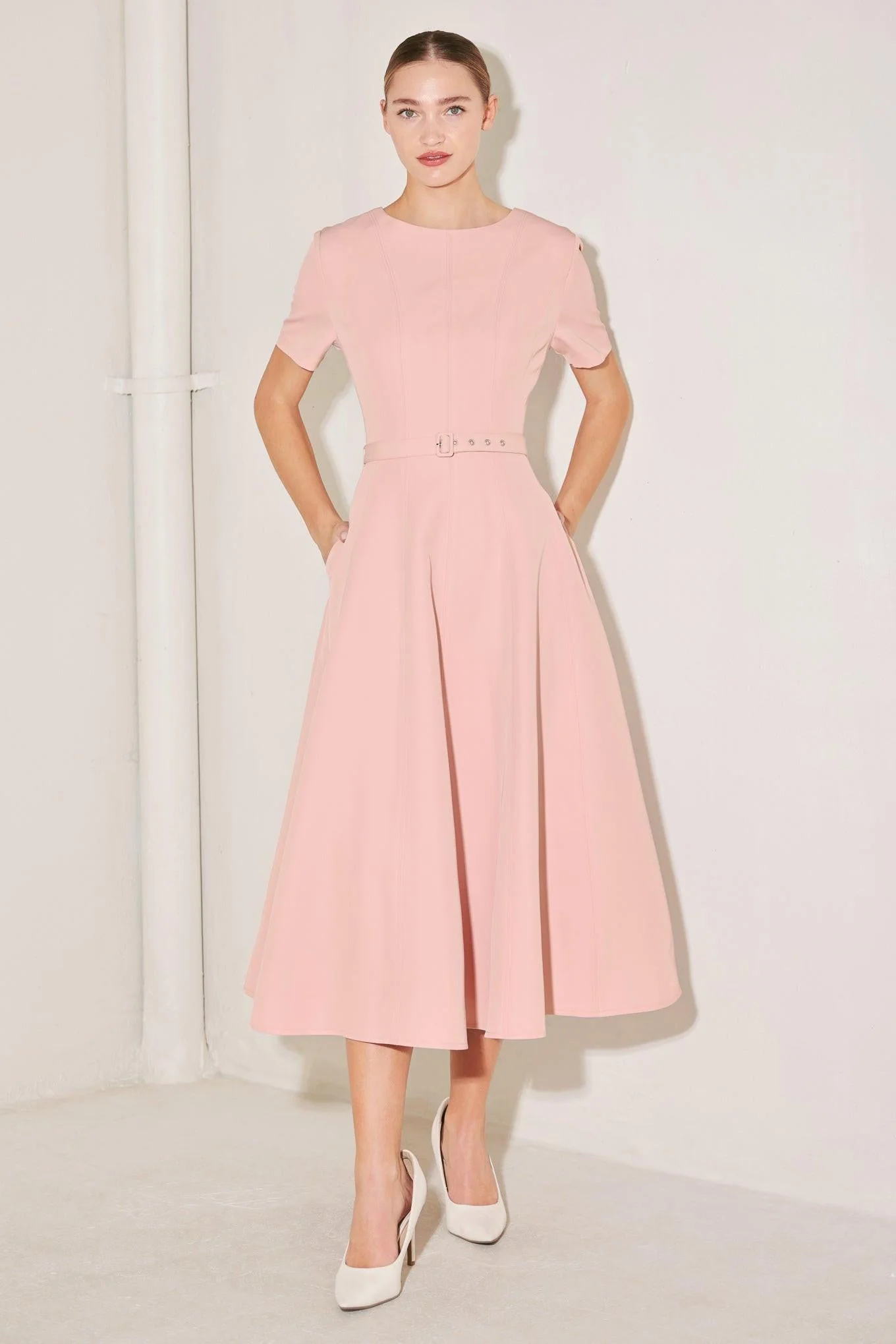 Spring Icon Woven Midi Dress - Image 2