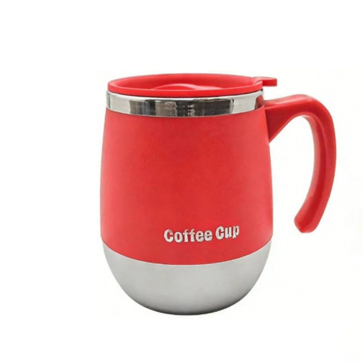 Stainless Steel Insulated Coffee Mug with Lid - Image 5