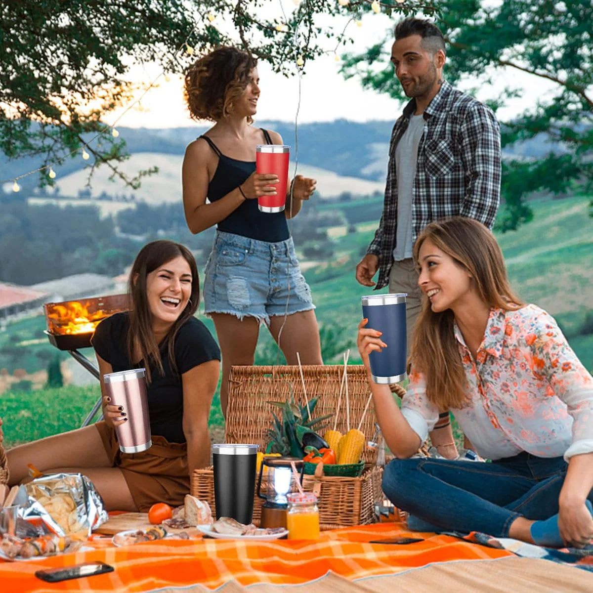 Stainless Steel Insulated Tumbler with Lid - Image 16