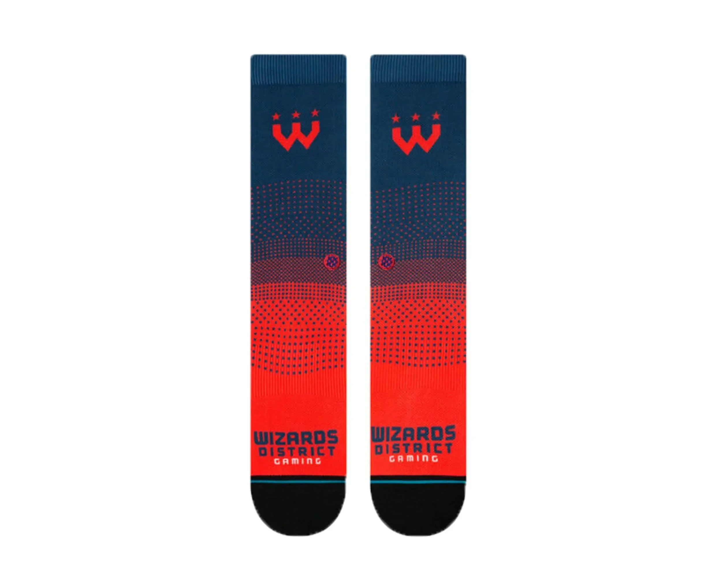 Stance Casual NBA Washington Wizards Gaming 2K Crew Socks Navy/Red - Image 2