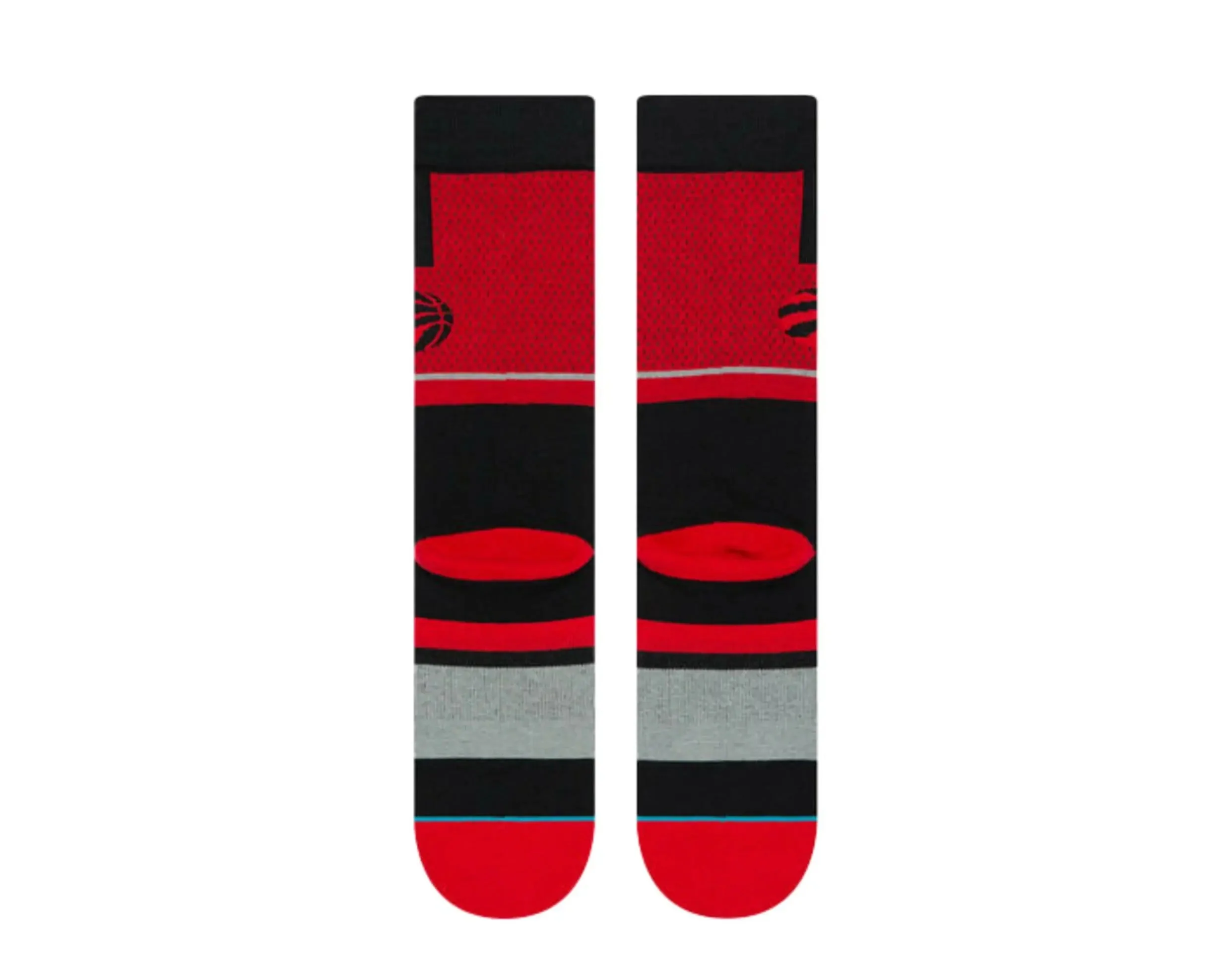Stance Raptors Shortcut NBA Crew Socks Red/Black - Image 3