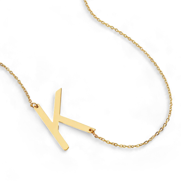 Mint & Lily Statement Initial Necklace