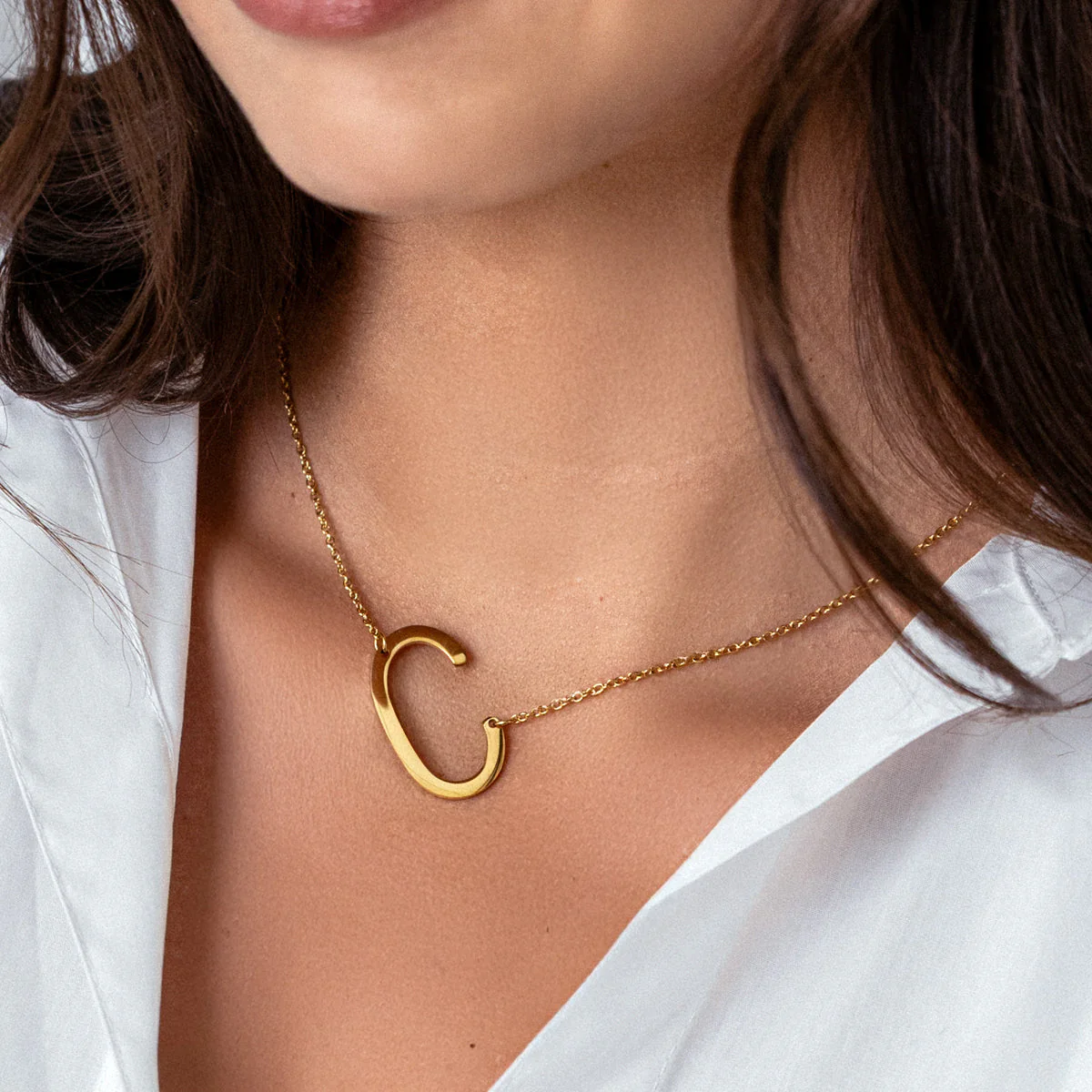 Mint & Lily Statement Initial Necklace - Image 16