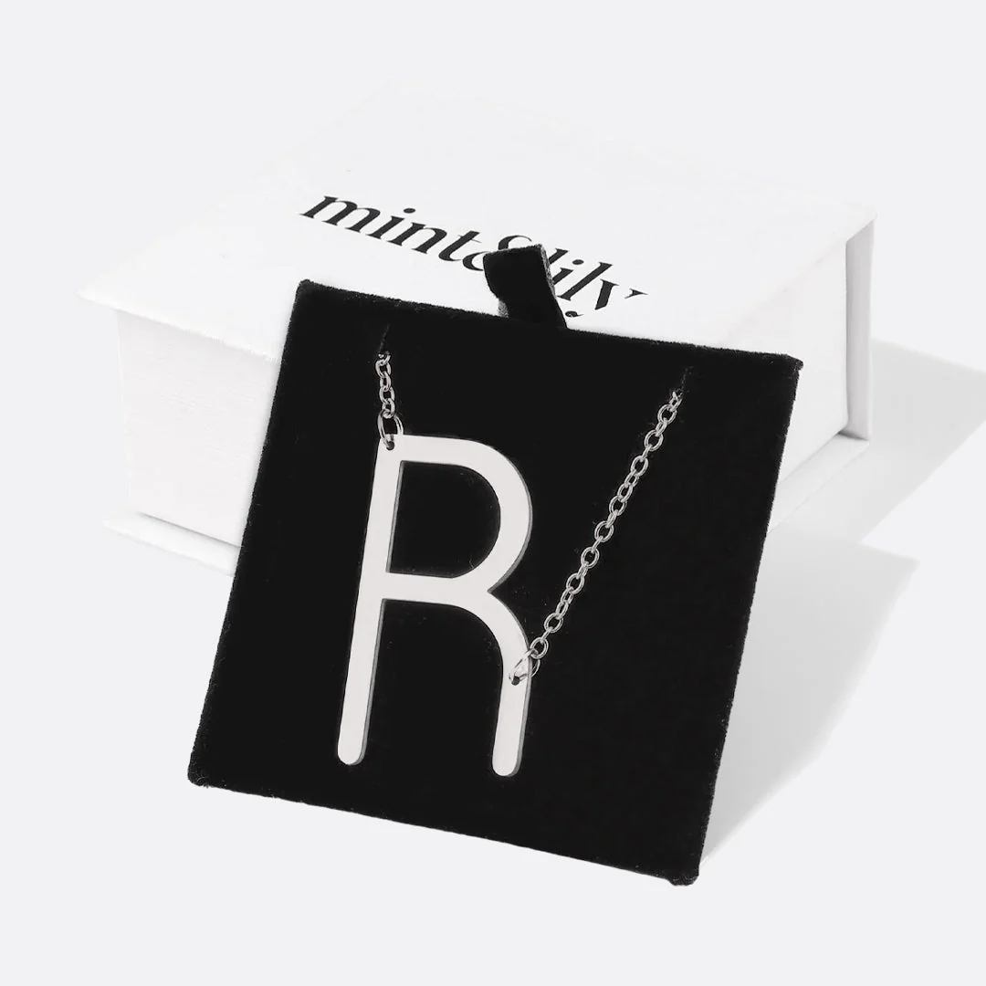 Mint & Lily Statement Initial Necklace - Image 18