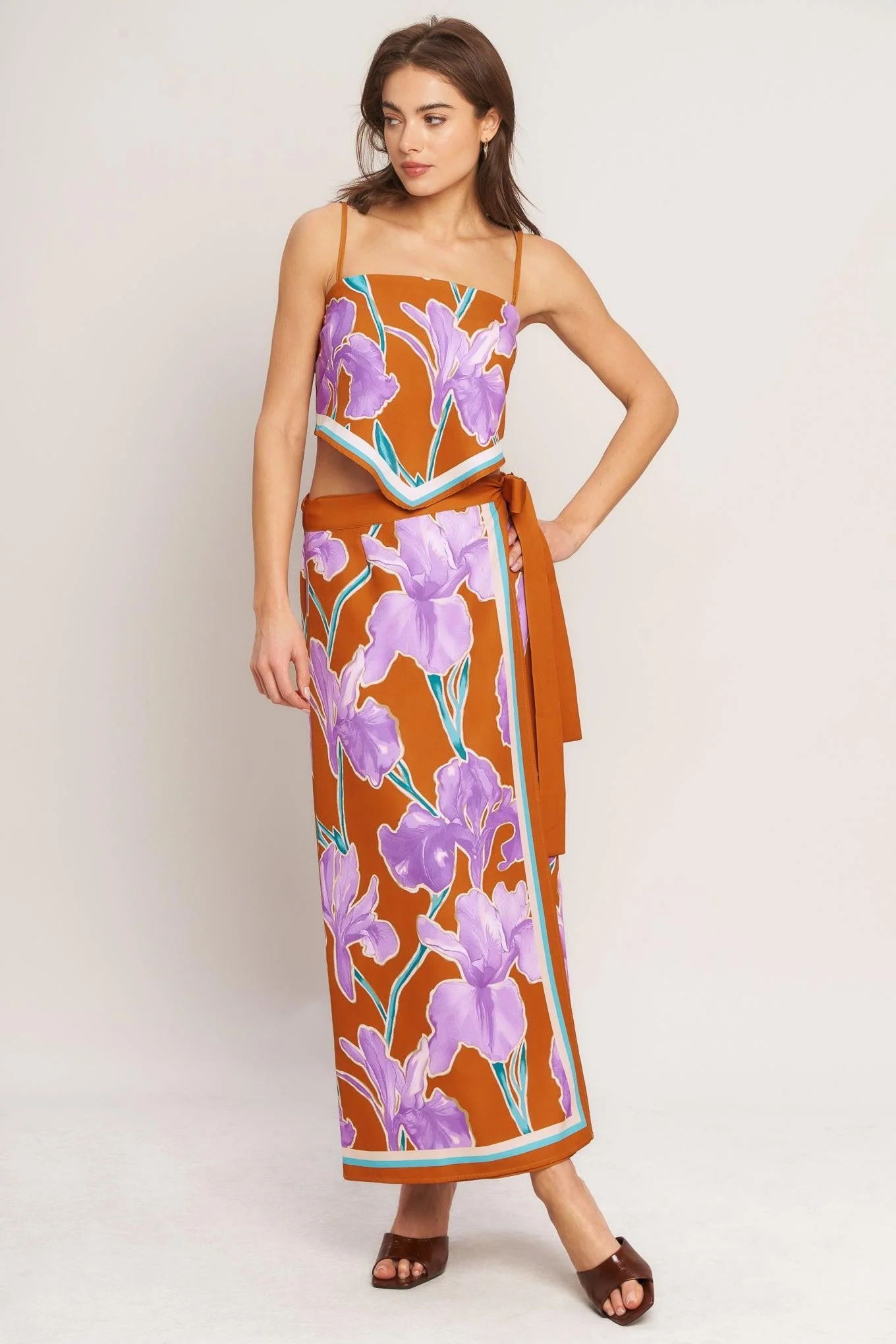 Summer Iris Scarf Top - Image 4