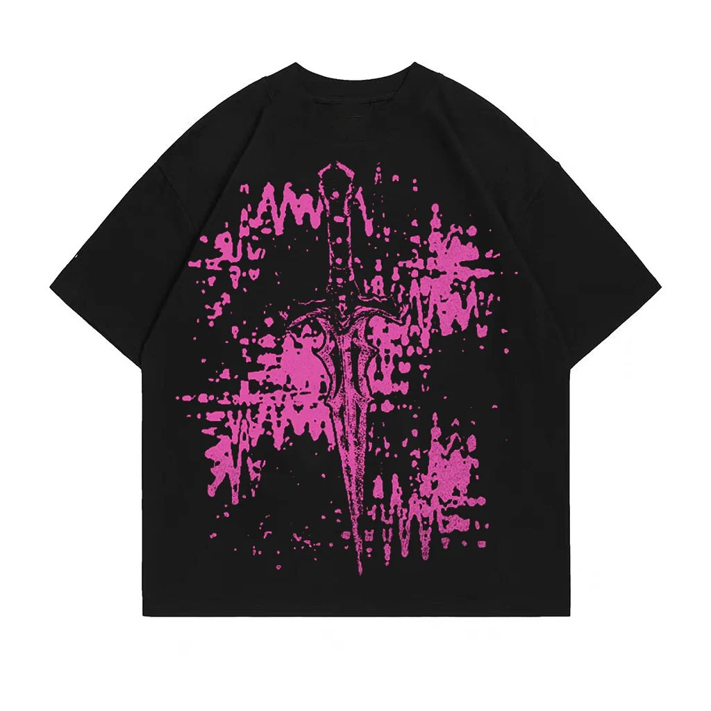 Summer New Printed T-shirt - Printed Short Sleeve Shirts - Image 3