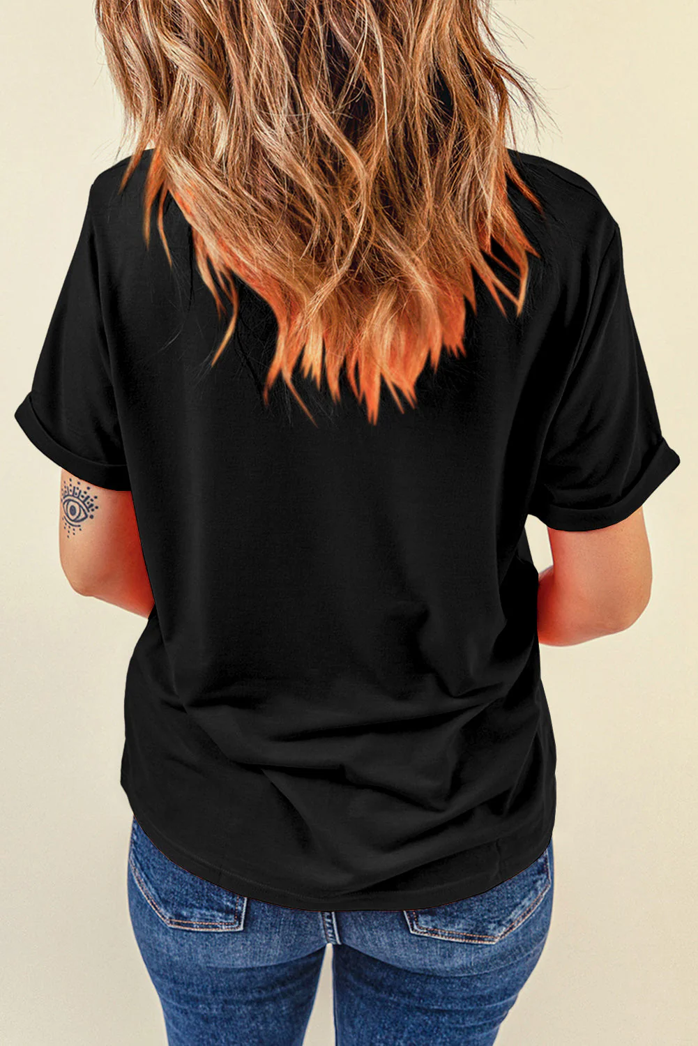 Threaded Pear Sunny Flower MAMA Letter Graphic Tee - Image 4
