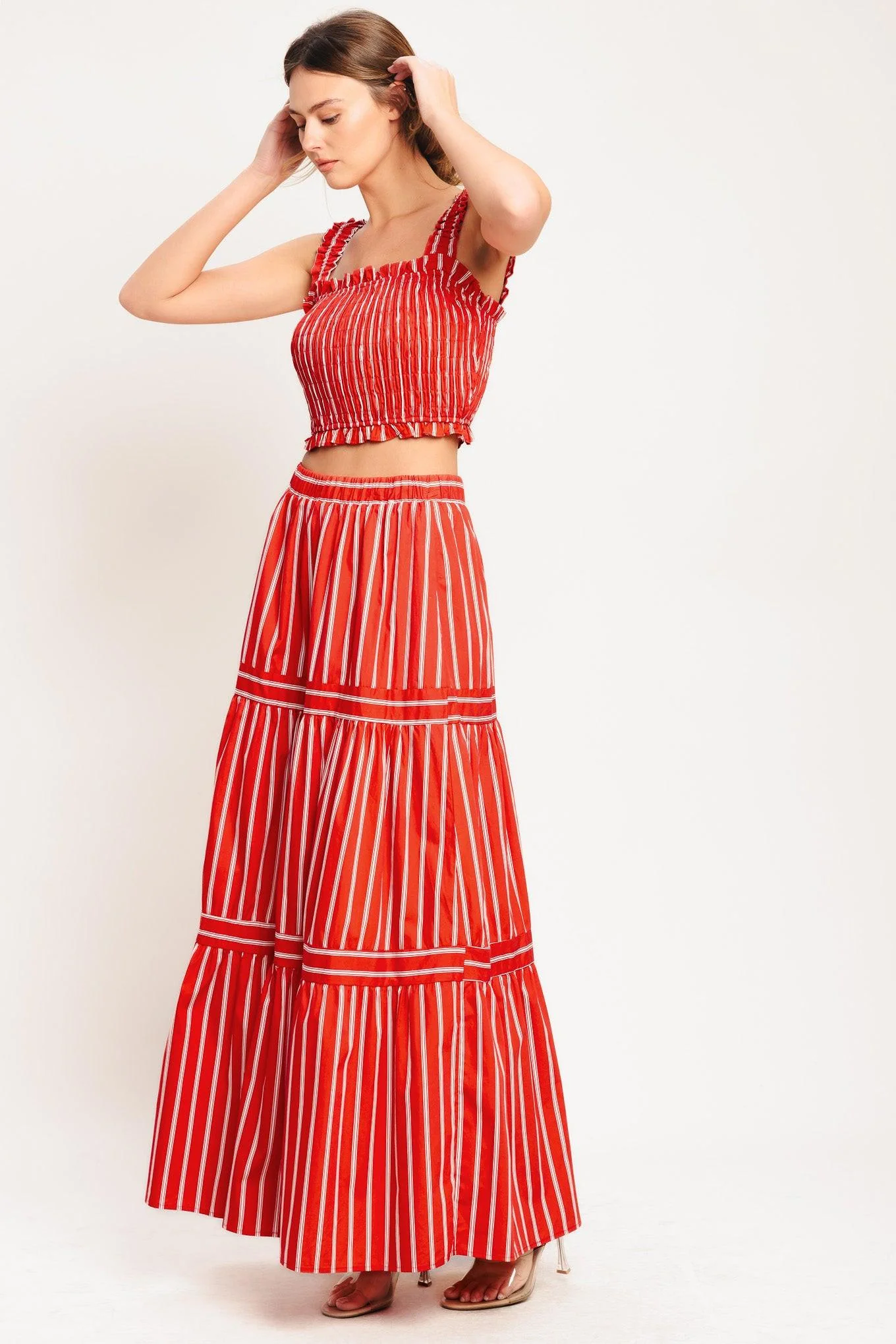 Sunset Stripe Woven Top - Image 6
