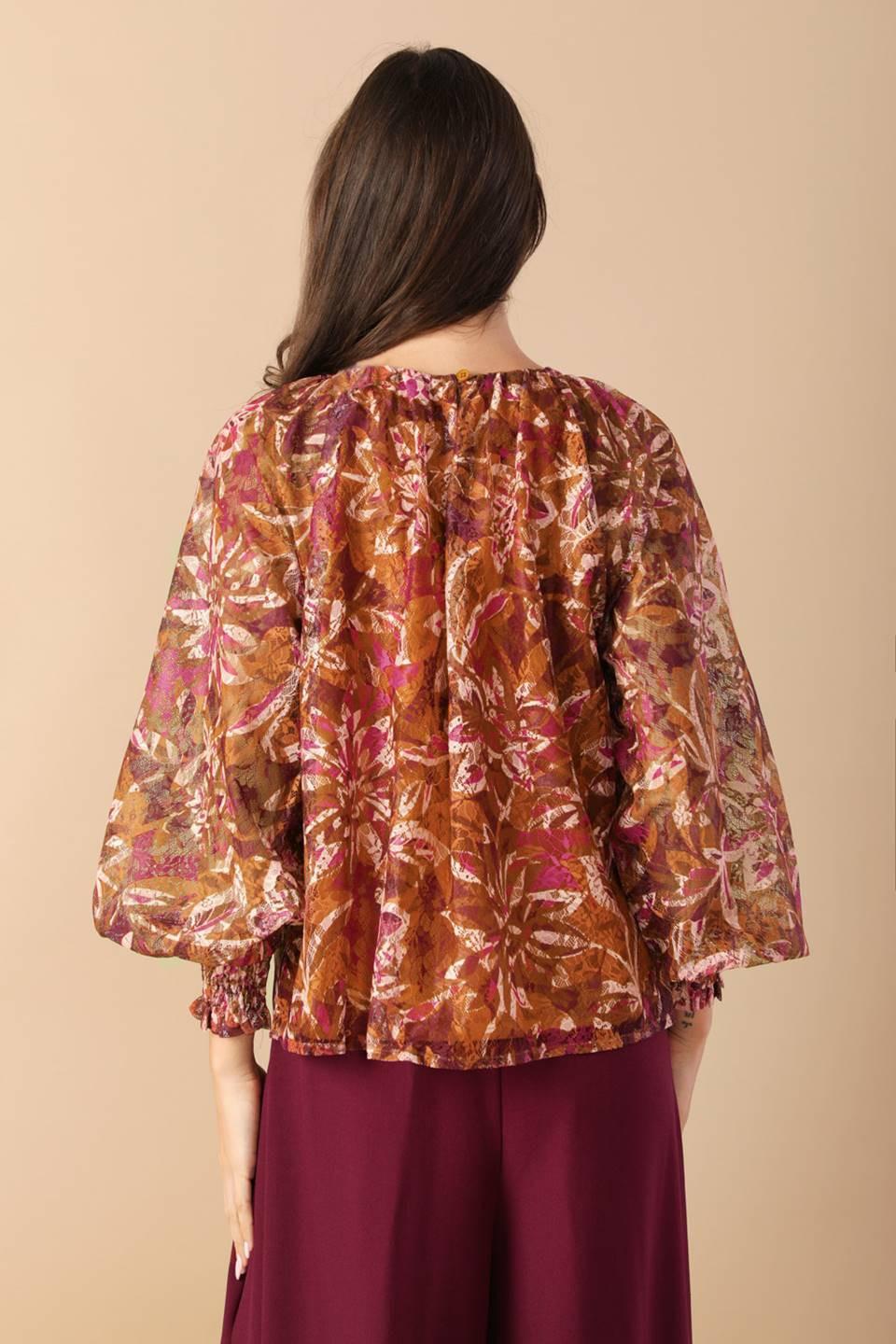 Sunset Stroll Woven Top - Image 2