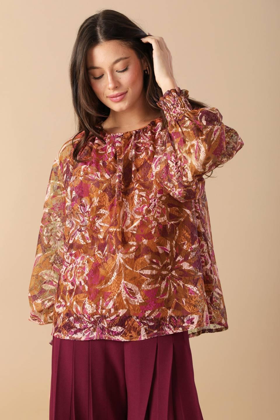 Sunset Stroll Woven Top - Image 3