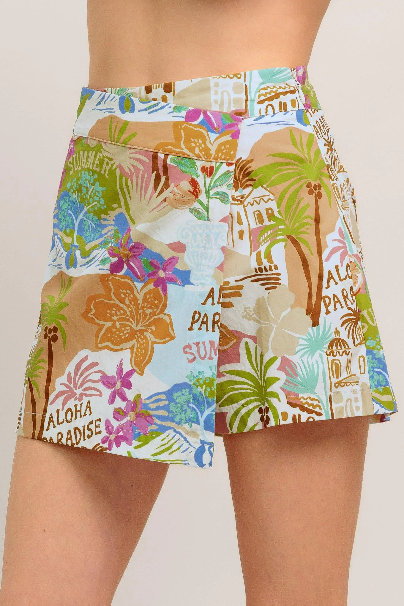 Sunshine Getaway Woven Skort - Image 4