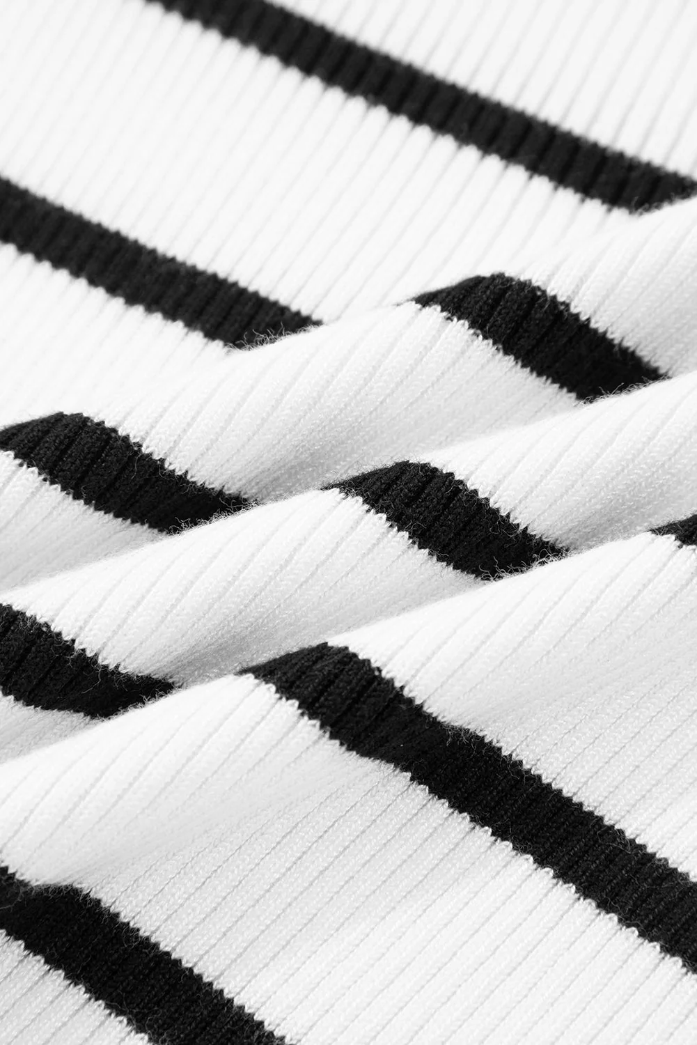Threaded Pear Sutton Striped Ribbed Slim Sweater - Image 5