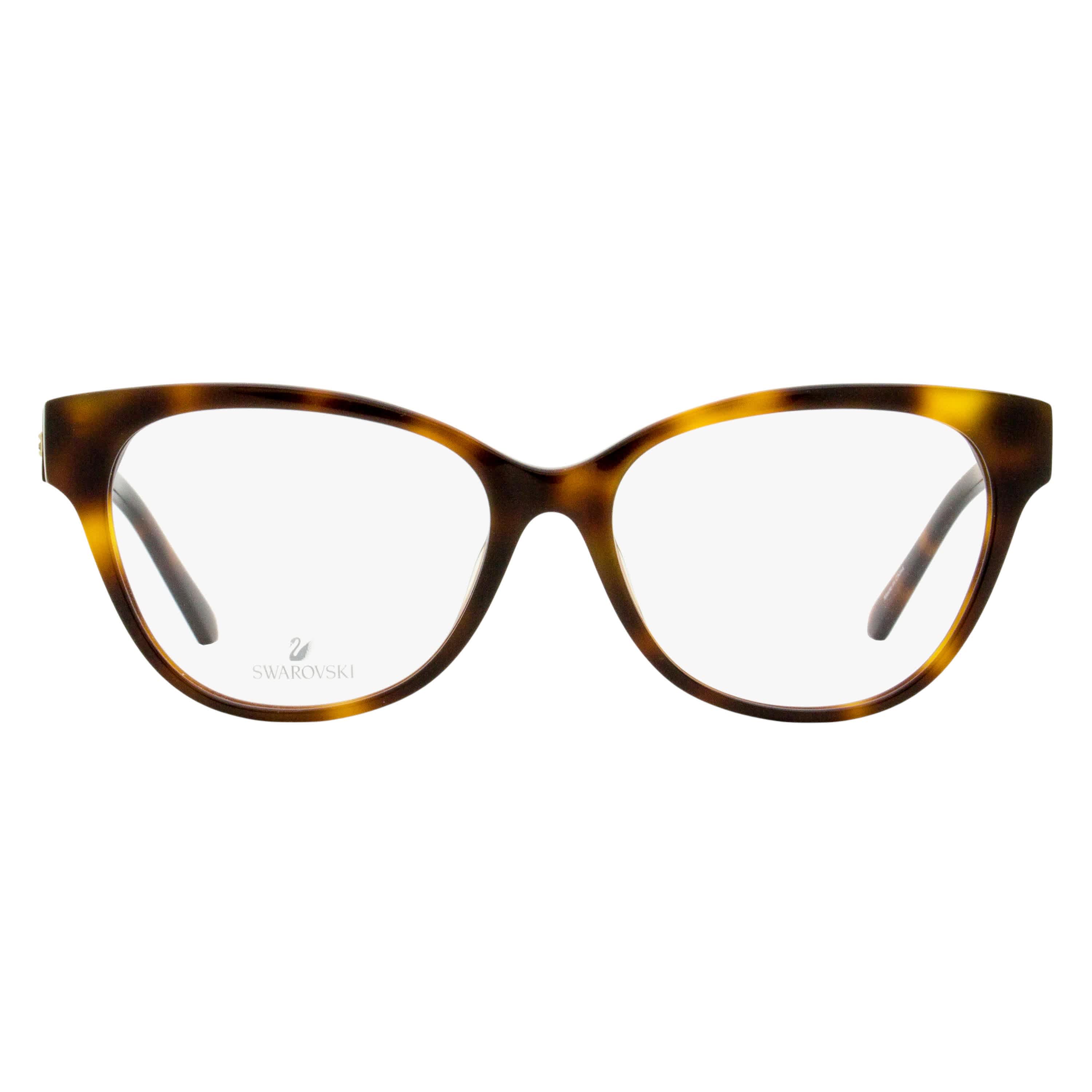 Swarovski Crystal Row Eyeglasses SK5392 052 Dark Havana 55mm - Image 2