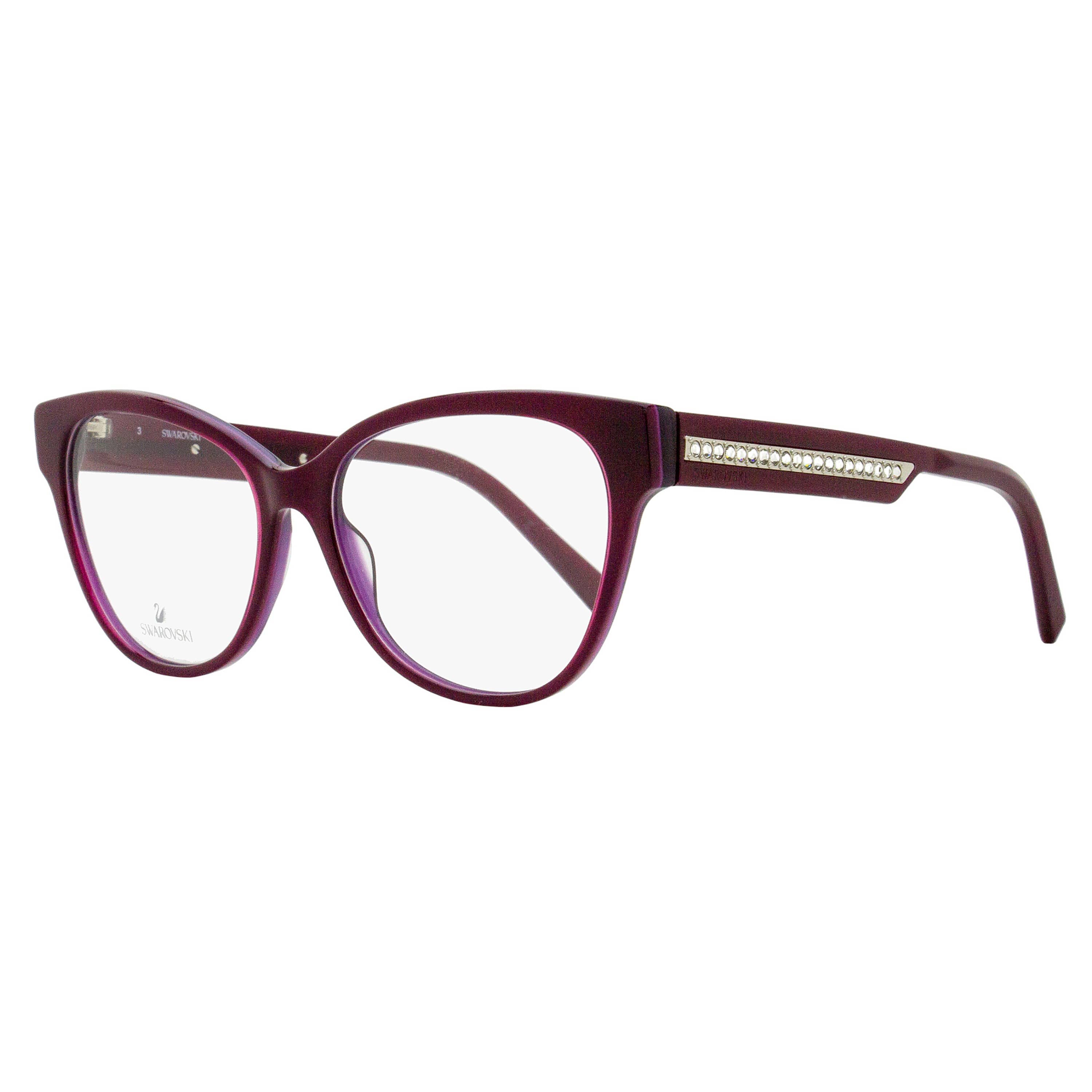 Swarovski Crystal Row Eyeglasses SK5392 052 Dark Havana 55mm - Image 3