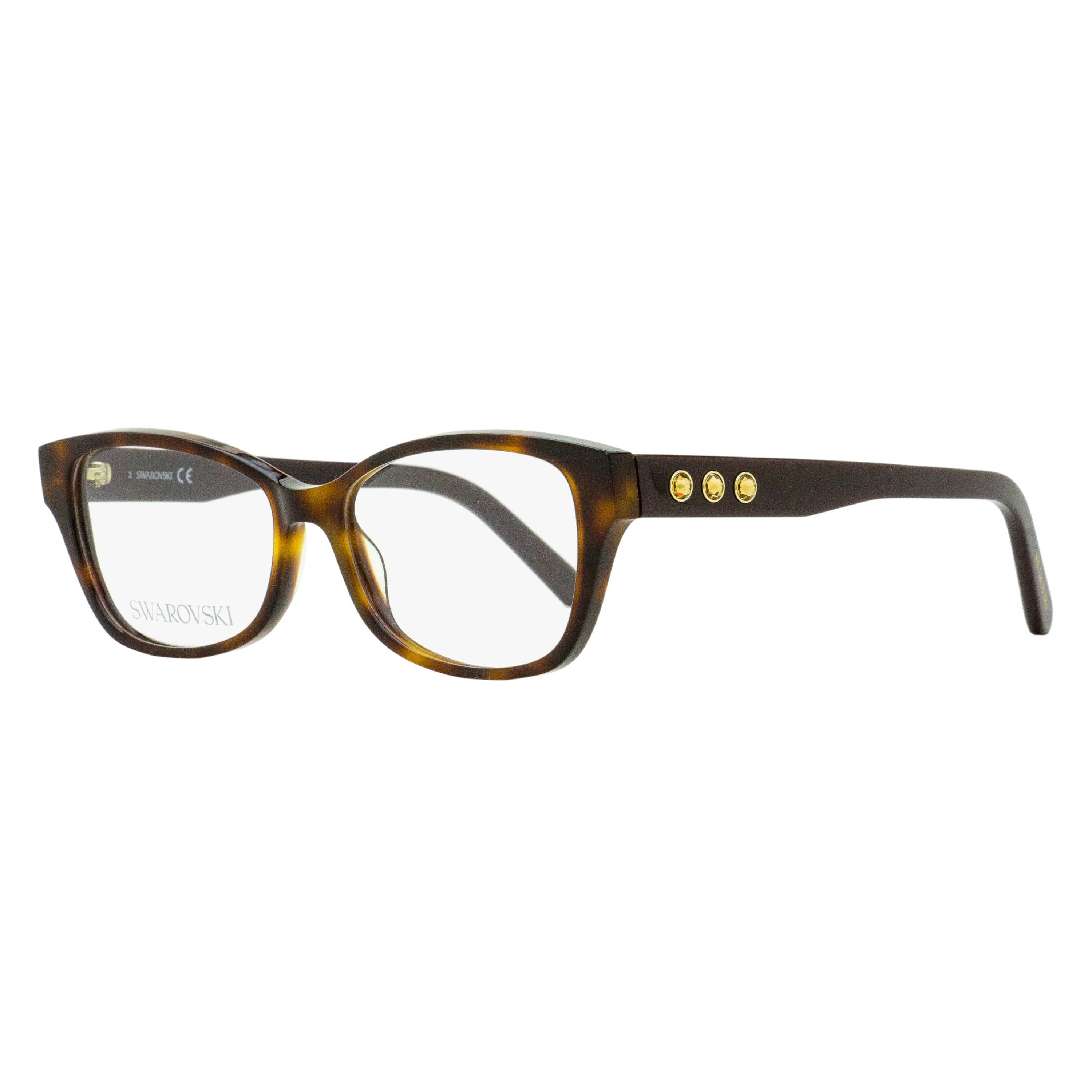 Swarovski Rounded Rectangular Eyeglasses SK5430 020 Transparent Grey 53mm - Image 3