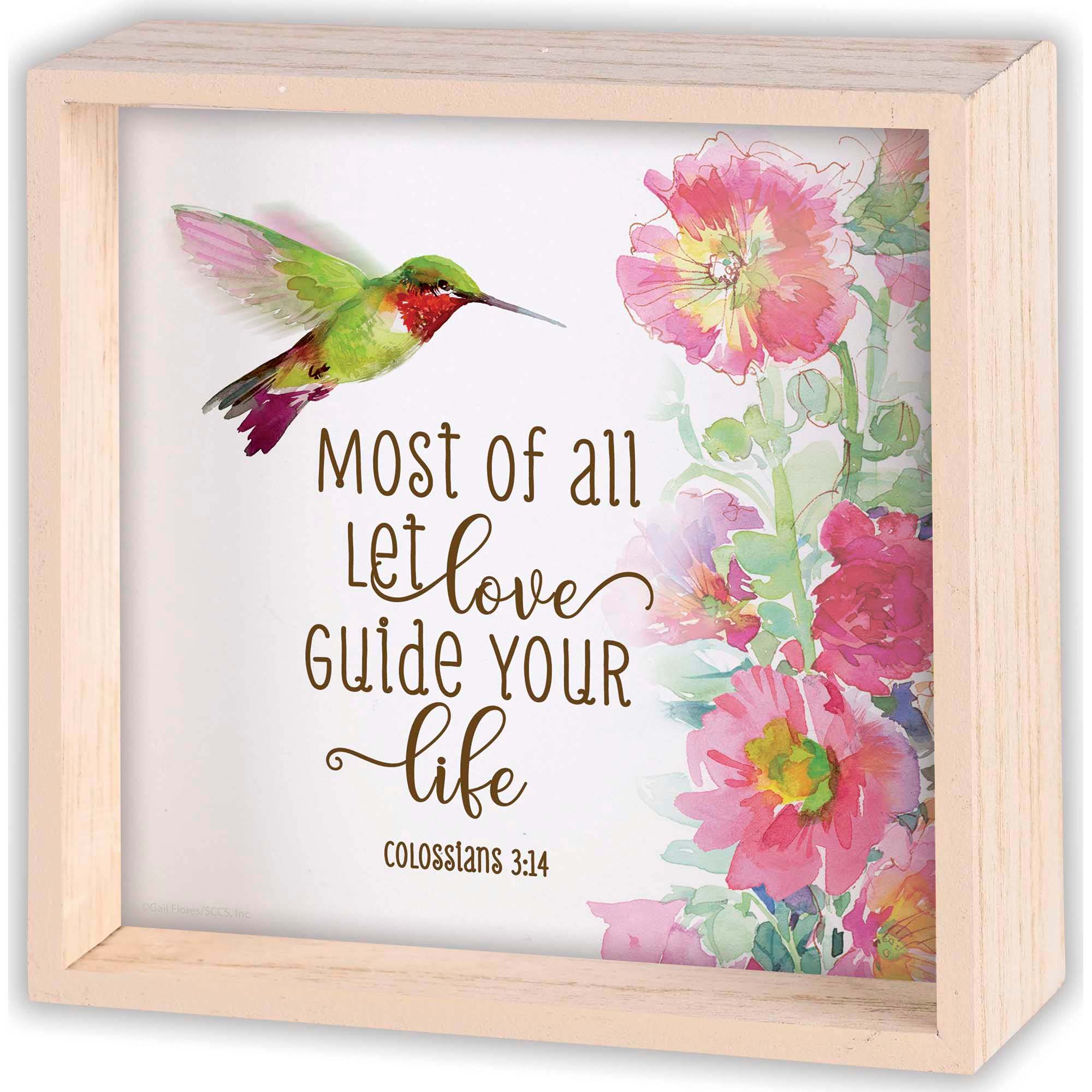 Tabletop 2 Sided Let Love Guide Life 6H Dicksons Neutral Home Decor Multiple