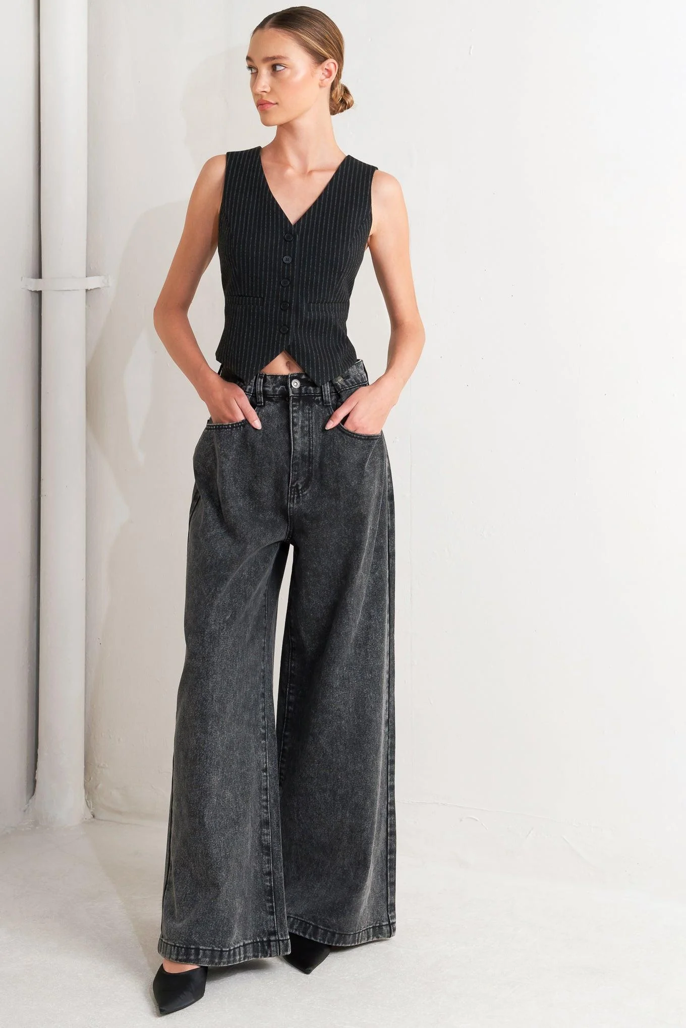 Take My Word Denim Pants - Image 3