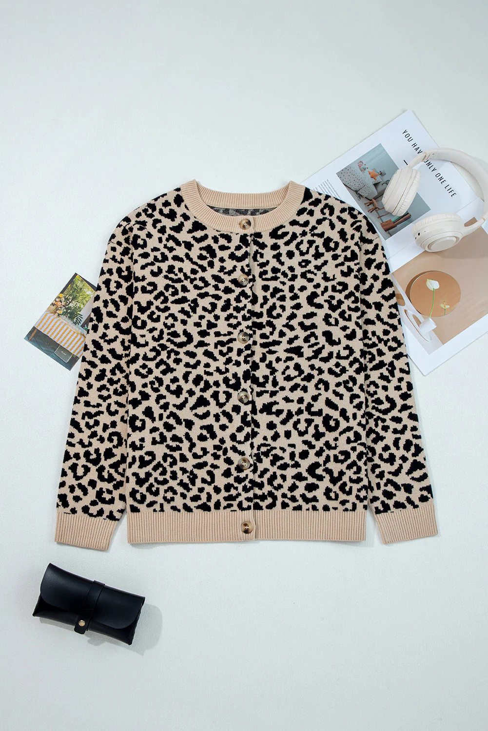 Threaded Pear Tayayia Chunky Knitted Cardigan Sweater - Image 12