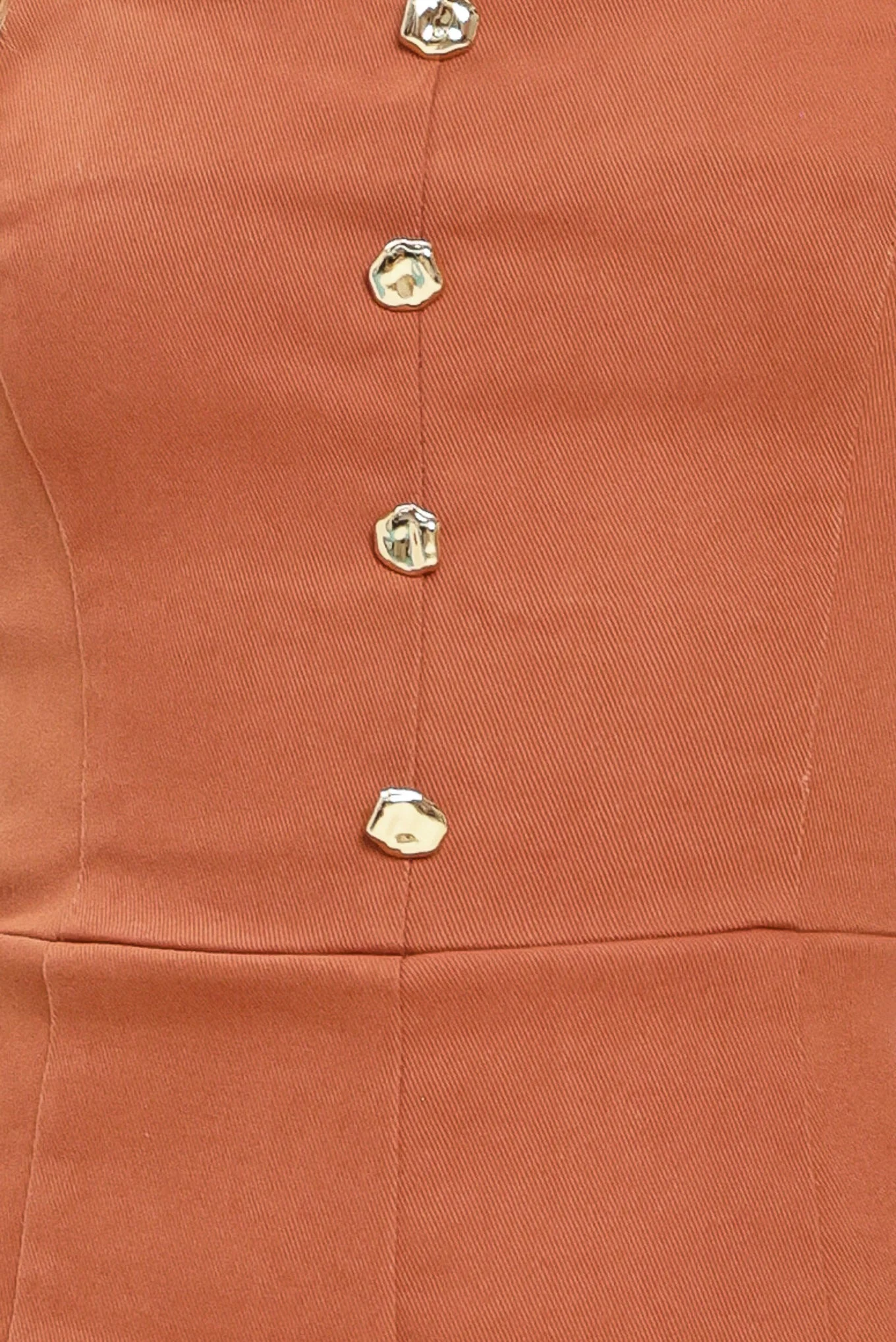 Terracotta Chic Woven Romper - Image 7