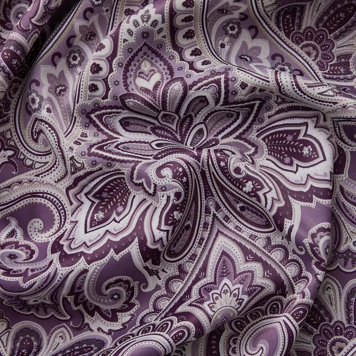 Thd France Paisley Print Damask Energy Efficient Room Darkening Grommet Window Curtain Panels - Pair - Image 22