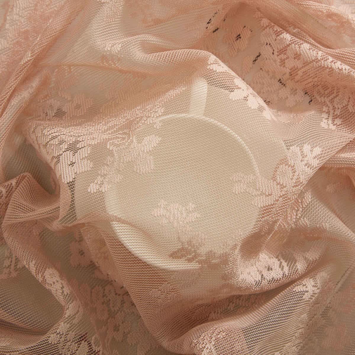 Thd Joelle Floral Rod Pocket Lace Semi Sheer Voile Short Swag, Tier or Valance for Small Windows, Kitchen & Bathroom - Image 18