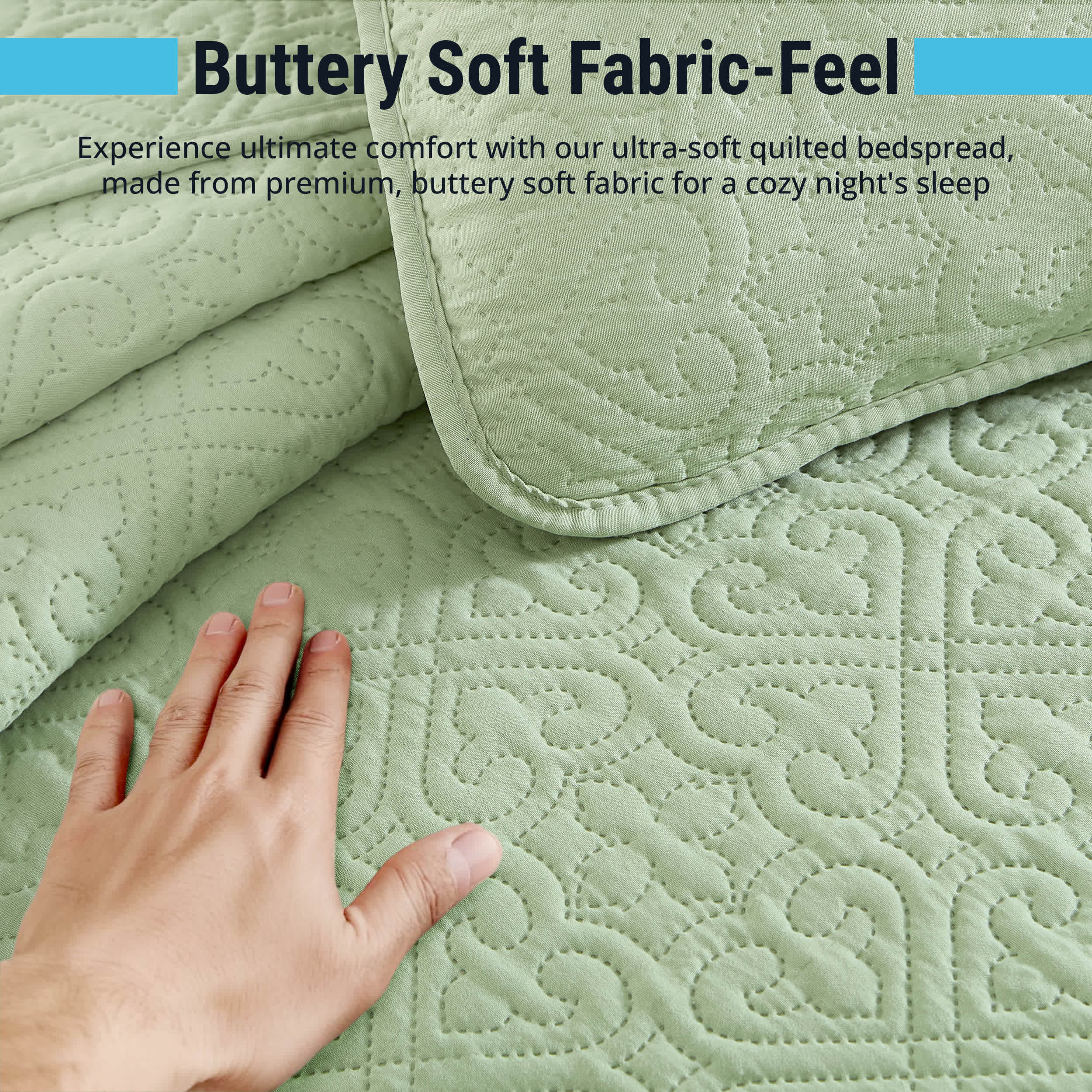 Thd Loren - 3 Piece Full Queen Size Quilt Set, Lightweight Queen Bedspread Coverlet Set - Image 26