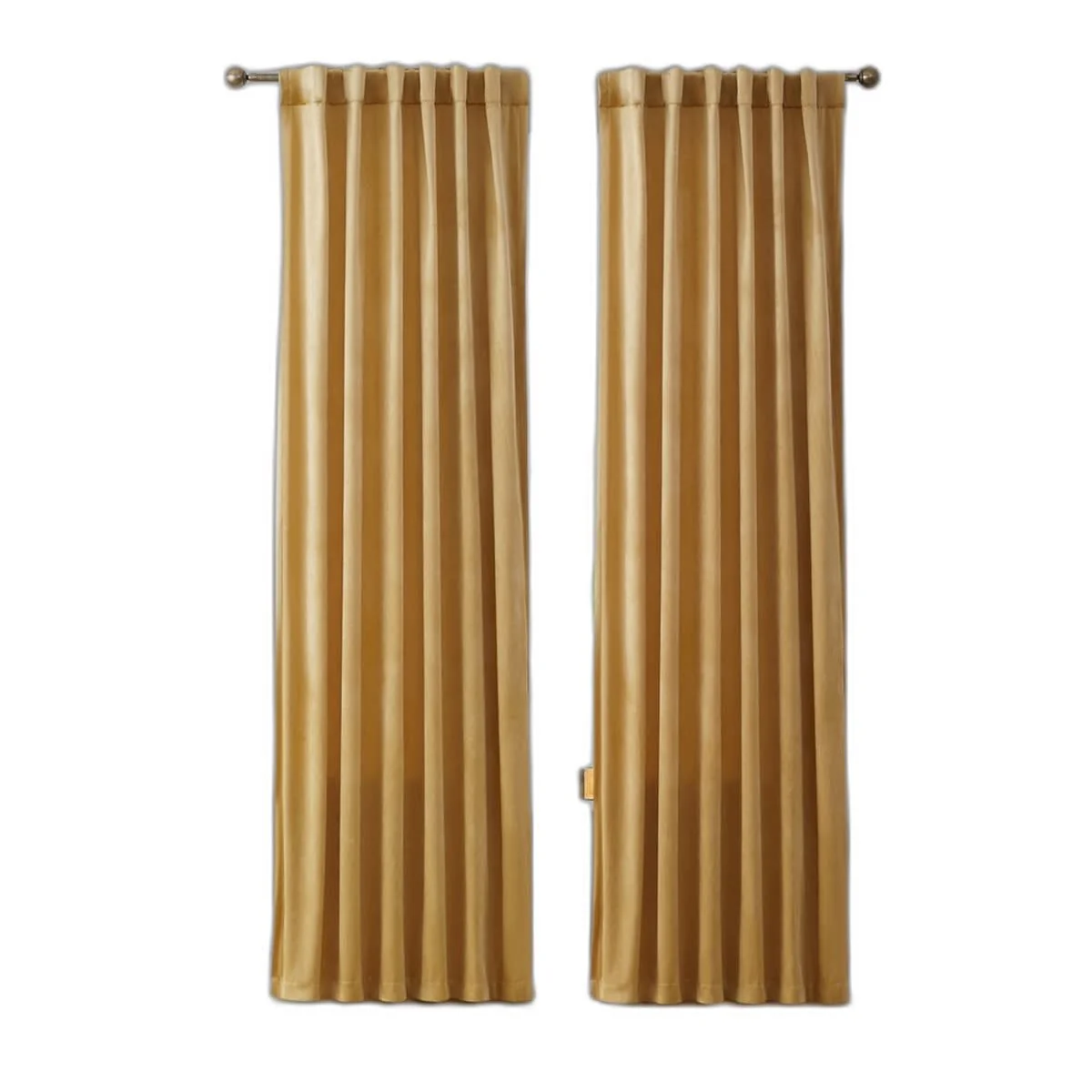 Thd Maria Velvet Back Tab Rod Pocket Window Treatment Curtain Panels - Set of 2 - Image 39