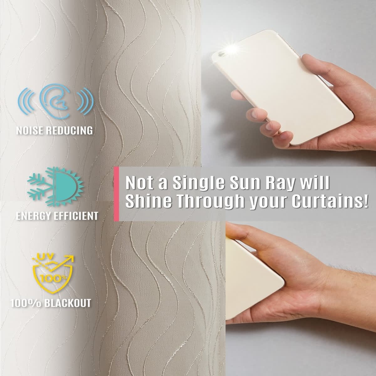Thd Spring 100% Blackout Thermal Energy Efficient Window Curtain Grommet Panels - Set of 2 - Image 19