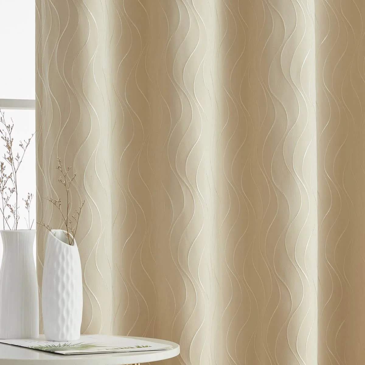 Thd Spring 100% Blackout Thermal Energy Efficient Window Curtain Grommet Panels - Set of 2 - Image 26
